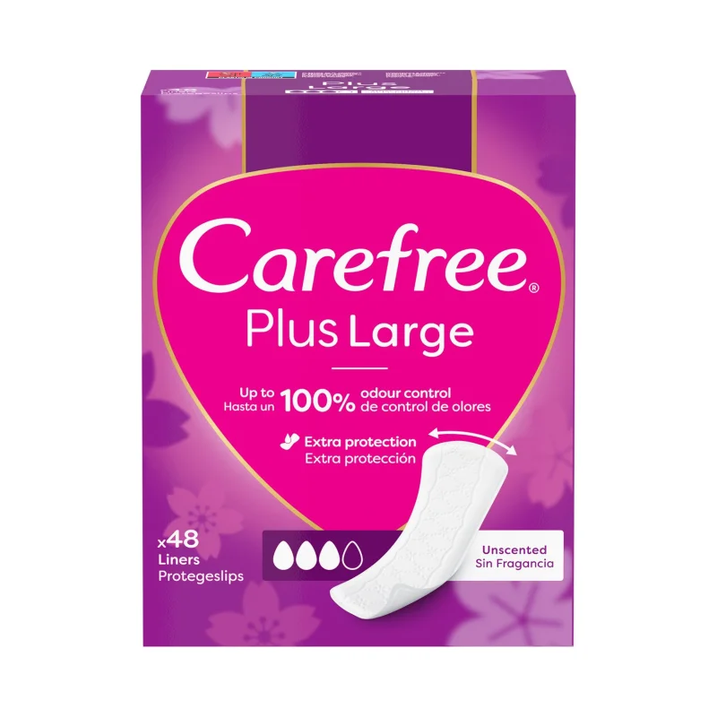 CAREFREE Σερβιετάκια Plus Large 48 τεμ.