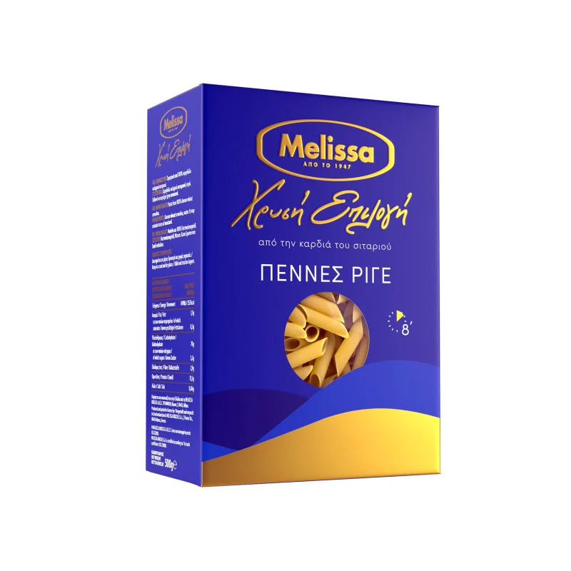 MELISSA Χρυσή Επιλογή Πέννες Ριγέ 500g