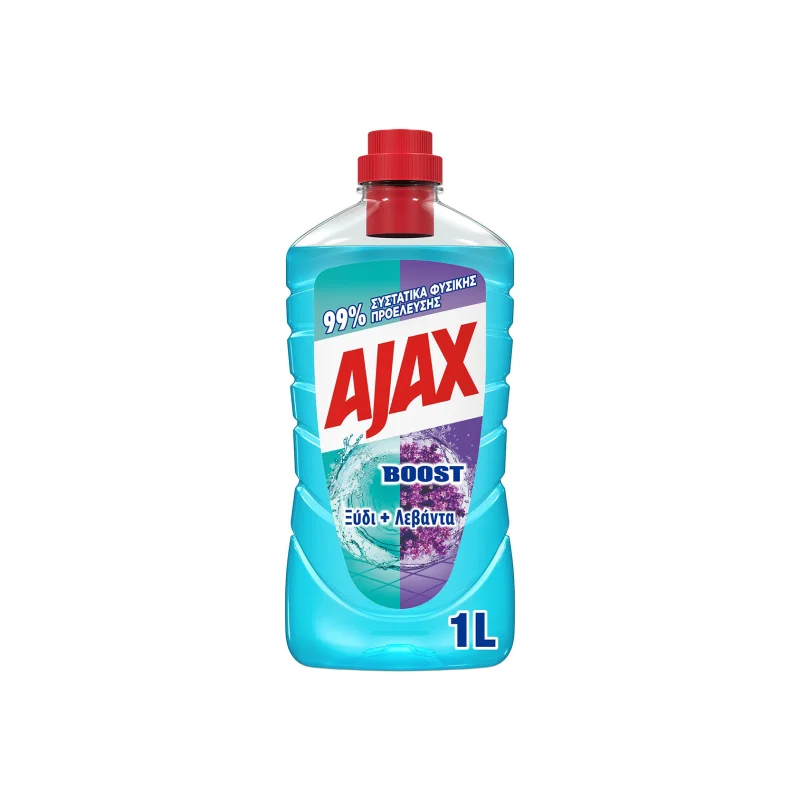 AJAX Boost Καθαριστικό Πατώματος Ξύδι και Λεβάντα 1L