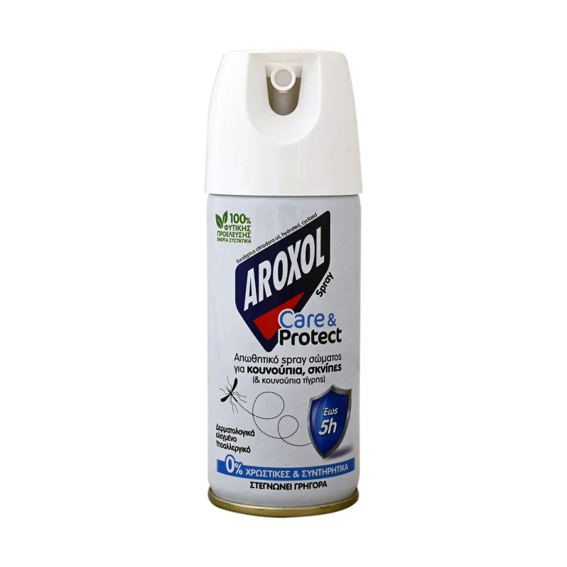 AROXOL Care και Protect Εντομοαπωθητικό Σπρέι Σώματος 100ml