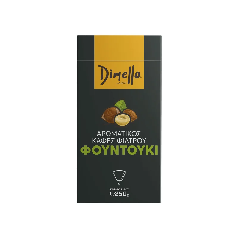 DIMELLO Καφές Φίλτρου Φουντούκι 250 g