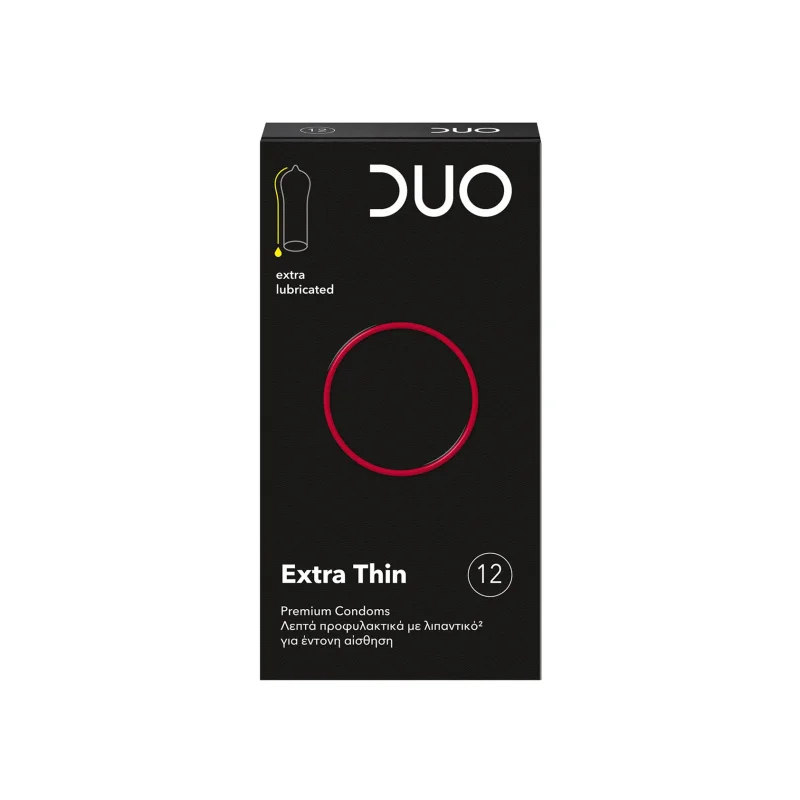 DUO Προφυλακτικά Extra Thin 12 τεμ.