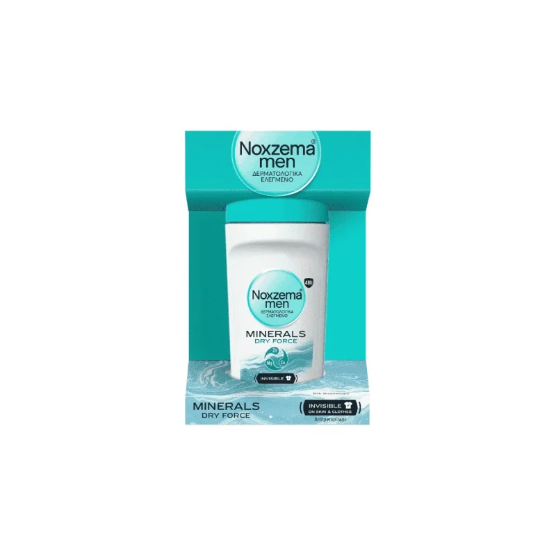 NOXZEMA Men Minerals Dry Force Αποσμητικό Roll On 50ml