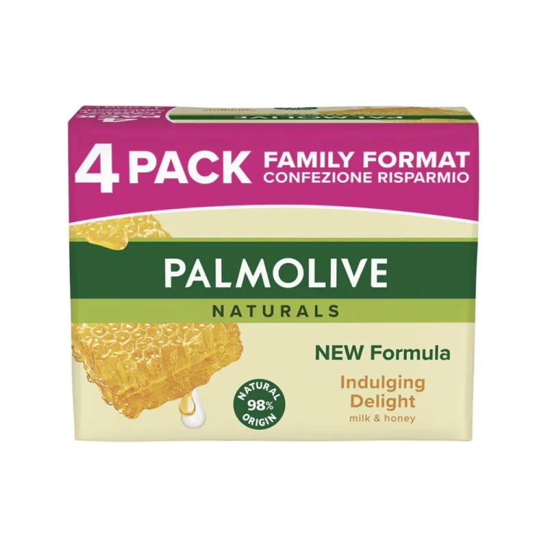 PALMOLIVE Naturals Milk και Honey Σαπούνι 4x90g