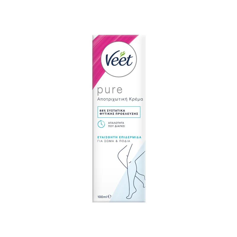 VEET Pure Αποτριχωτική Κρέμα για Ευαίσθητες Επιδερμίδες 100ml