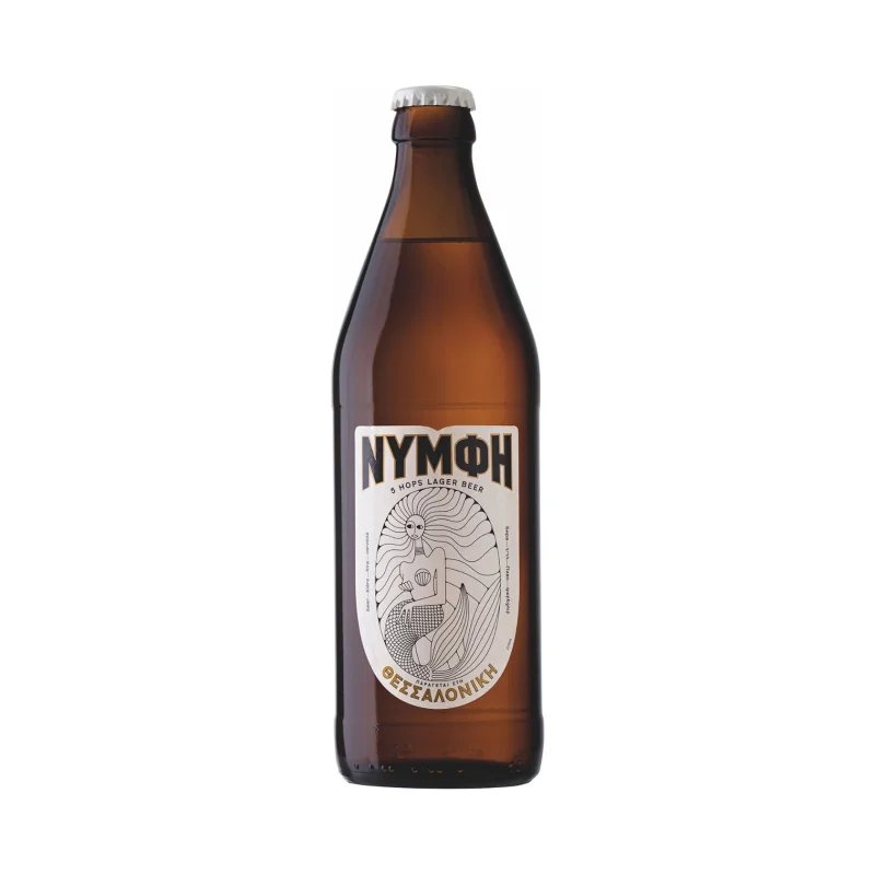 ΝΥΜΦΗ Hoppy Lager Μπίρα Φιάλη 500ml