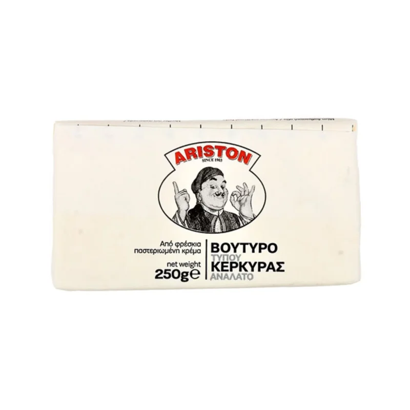 ΑΡΙΣΤΟΝ Βούτυρο Τύπου Κερκύρας Ανάλατο 250g