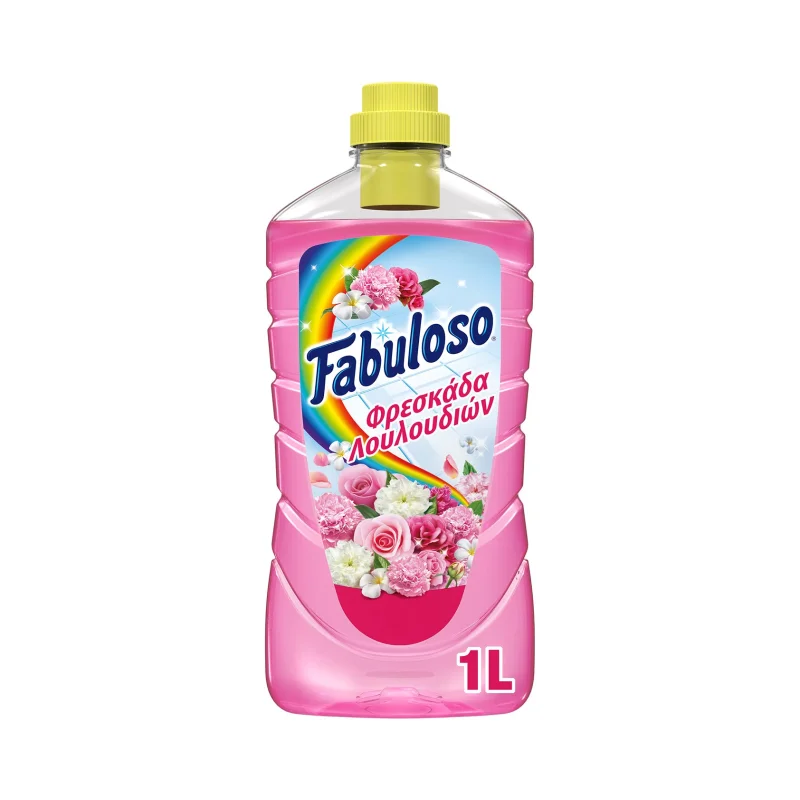 FABULOSO Καθαριστικό Πατώματος Φρεσκάδα Λουλουδιών 1 L