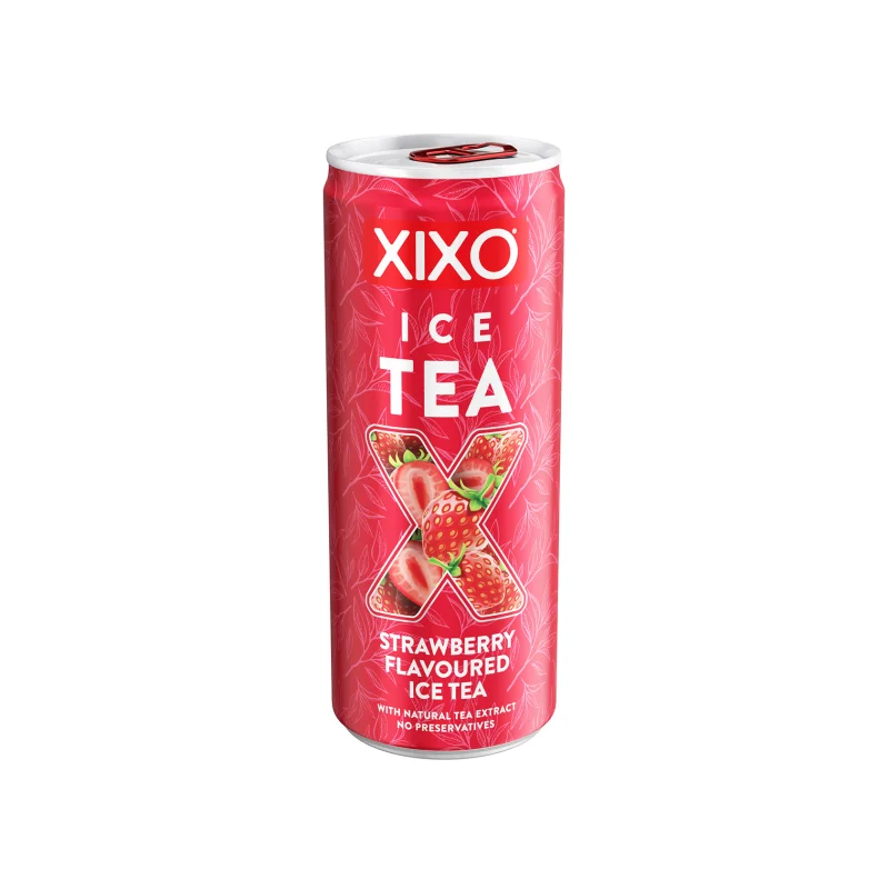 XIXO Ice Tea Μαύρο Τσάι Φράουλα Κουτί 250ml