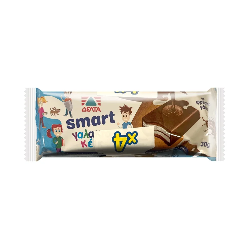 ΔΕΛΤΑ Smart Γαλακτοκέικ Σοκολάτα 4x30g