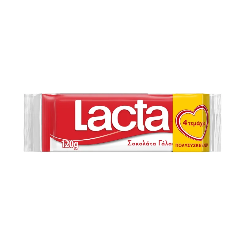 LACTA Σοκολάτα Γάλακτος 4 × 30 g