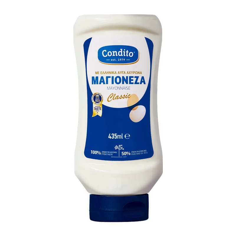 CONDITO Κλασική Μαγιονέζα Top Down Χωρίς Γλουτένη 435ml