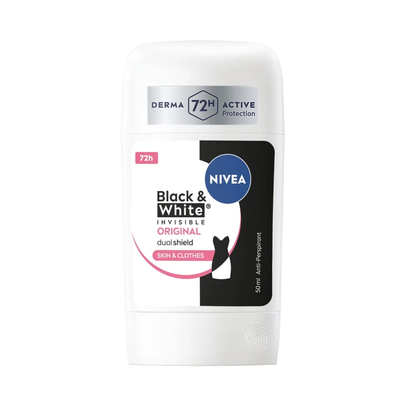 NIVEA Black & White Invisible Original Γυναικείο Αποσμητικό Στικ 50ml