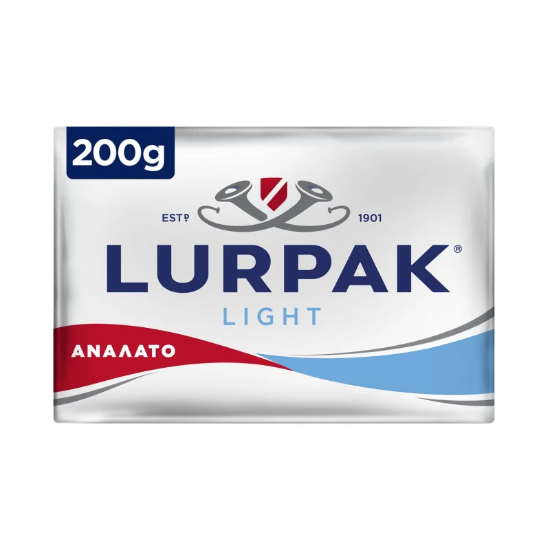 LURPAK Light Βούτυρο Ανάλατο 200 g