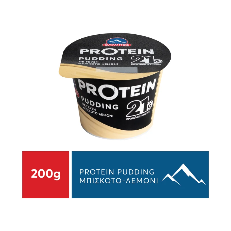 ΟΛΥΜΠΟΣ Protein Πουτίγκα Μπισκότο Λεμόνι 200g
