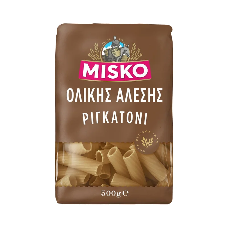 MISKO Ριγκατόνι Ολικής Άλεσης 500 g
