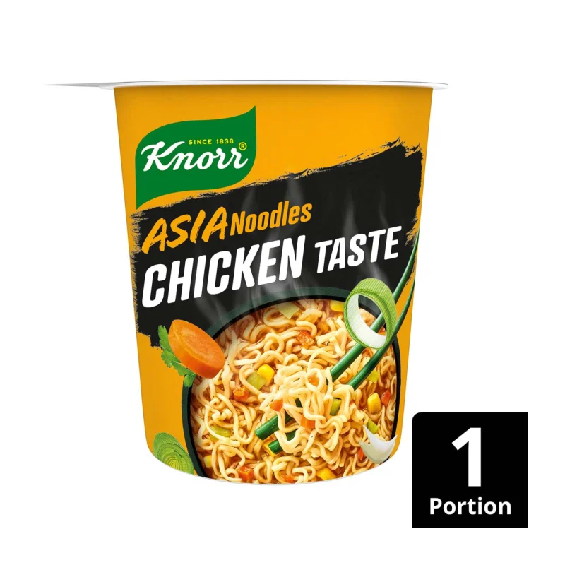 KNORR Asia Noodles Snack Pot με Γεύση Κοτόπουλο 65g