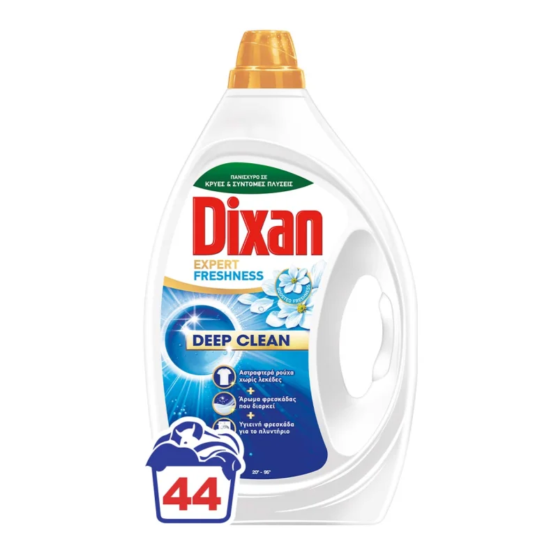 DIXAN Expert Freshness Υγρό Απορρυπαντικό Ρούχων 44 Πλύσεις 1,98lt