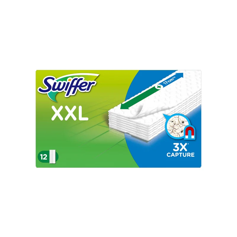 SWIFFER XXL Στεγνά Πανάκια Πατώματος Ανταλλακτικά 12τεμ