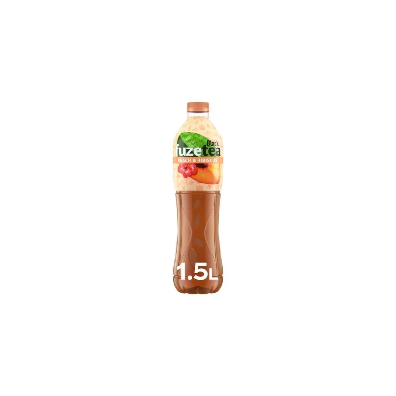 FUZE TEA Μαύρο Τσάι Ροδάκινο και Ιβίσκος 1,5lt