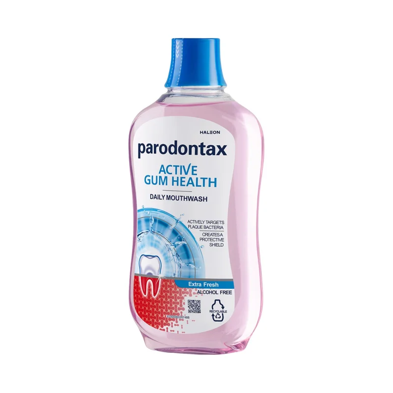 PARODONTAX Active Gum Health Στοματικό Διάλυμα Extra Fresh 500ml