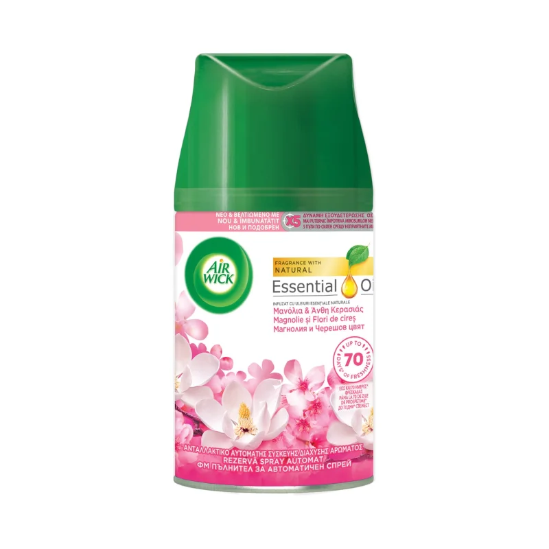 AIR WICK Freshmatic Ανταλλακτικό Μανόλια και Άνθη Κερασιάς 250ml