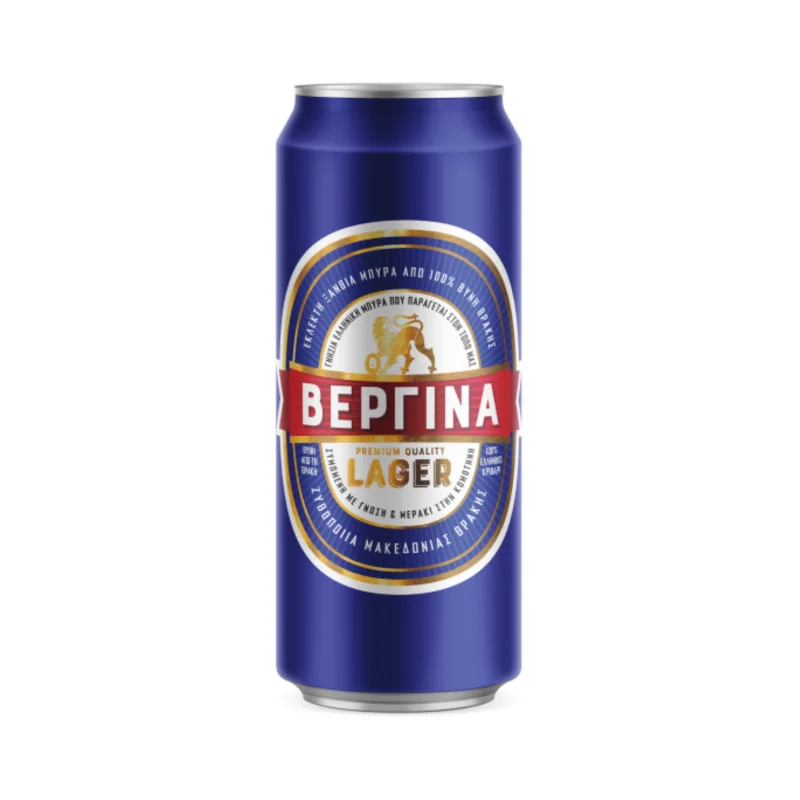 ΒΕΡΓΙΝΑ Μπίρα Lager Κουτί 500ml