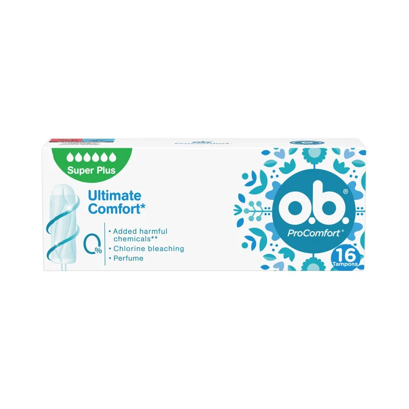O.B. Ταμπόν Pro Comfort Super Plus 16 τεμ.