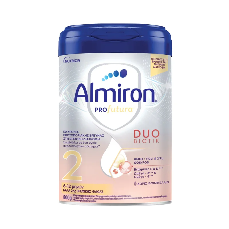 ALMIRON Profutura Duo Biotik 2 Γάλα 6–12 Μηνών σε Σκόνη 800g