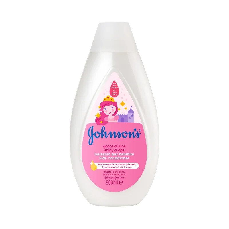 JOHNSON'S Kids Shiny Drops Conditioner Μαλλιών 500ml