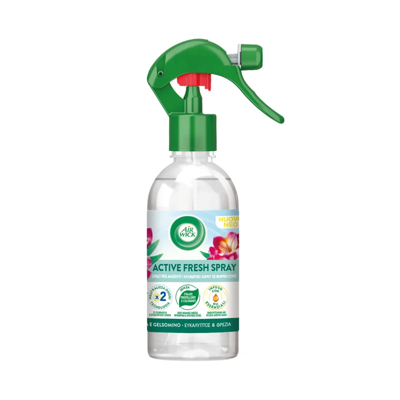 AIRWICK Active Fresh Αρωματικό Χώρου Spray Ευκάλυπτος και Φρέζια 237ml