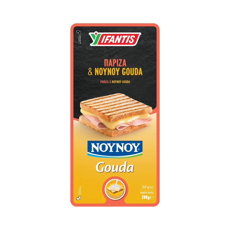 ΥΦΑΝΤΗΣ Combi Πάριζα και ΝΟΥΝΟΥ Gouda σε Φέτες 280g