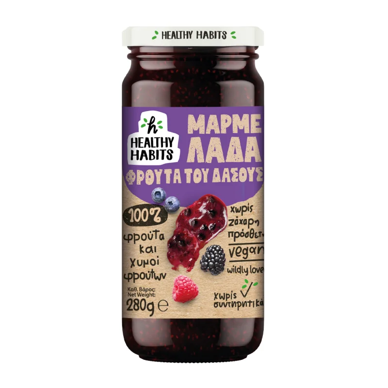 HEALTHY HABITS Μαρμελάδα Φρούτα του Δάσους 280g