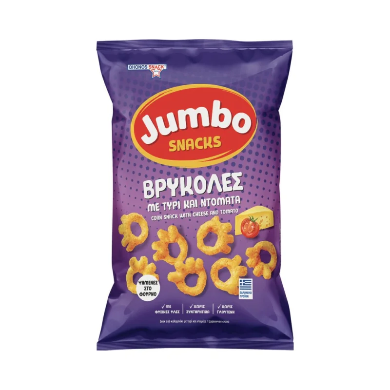 JUMBO Βρυκόλες με Τυρί και Ντομάτα 85g