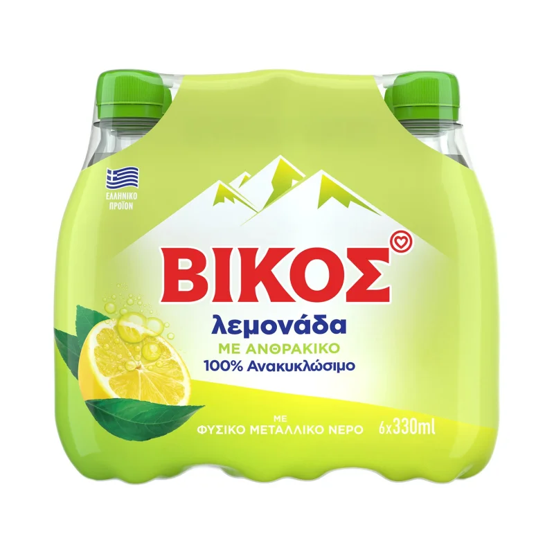 ΒΙΚΟΣ Λεμονάδα με Ανθρακικό 6x330ml