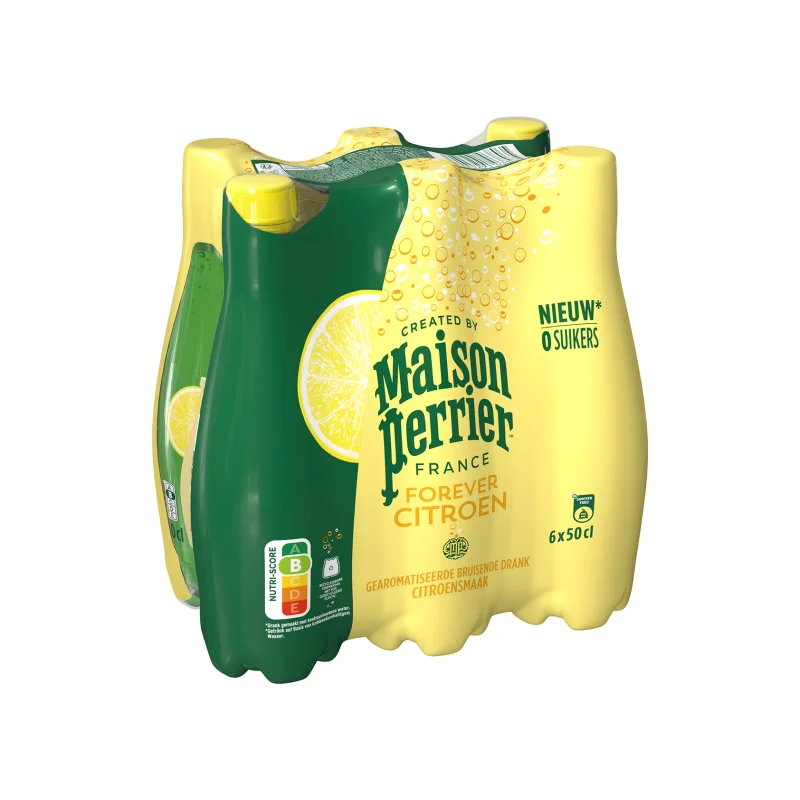 MAISON PERRIER Forever Lemon Ανθρακούχο Νερό 6x500ml
