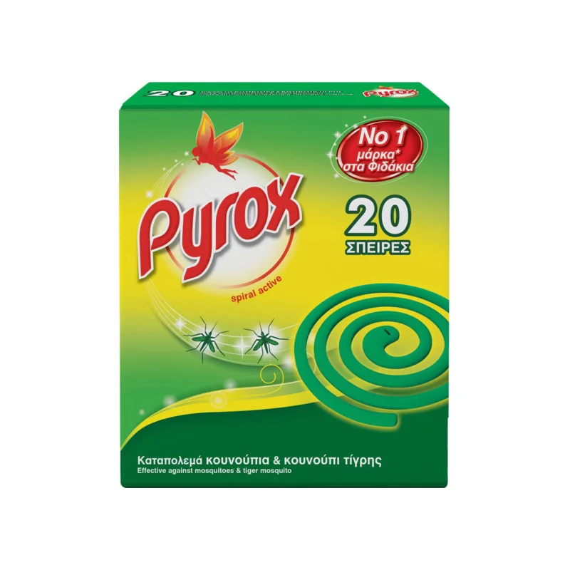 PYROX Spiral Εντομοαπωθητικές Σπείρες 20τεμ