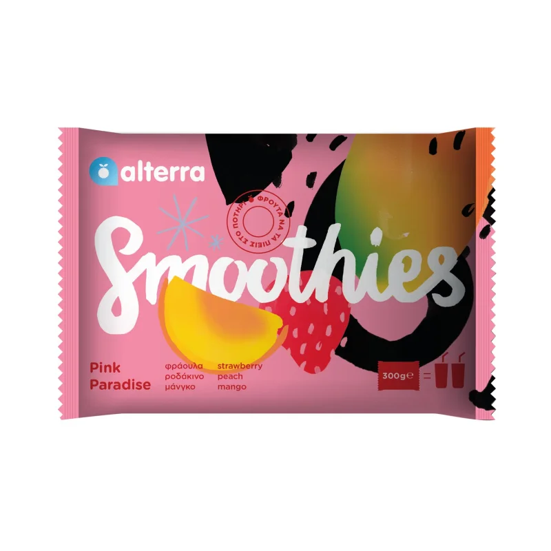 ALTERRA Smoothies Pink Paradise Ανάμεικτα Κατεψυγμένα Φρούτα 300g
