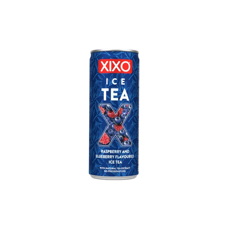 XIXO Ice Tea Μαύρο Τσάι Raspberry & Blueberry Κουτί 250ml
