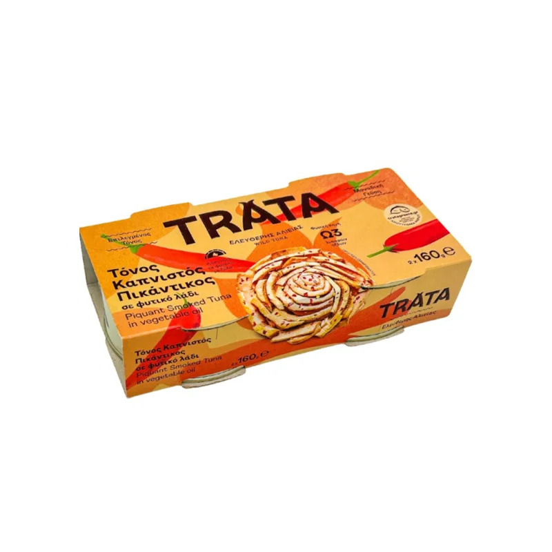 TRATA Τόνος Καπνιστός Πικάντικος 2 × 160 g