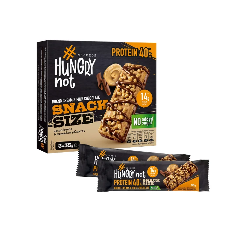 Hungry Not Bueno Protein Snack Size μπάρες 3x35g
