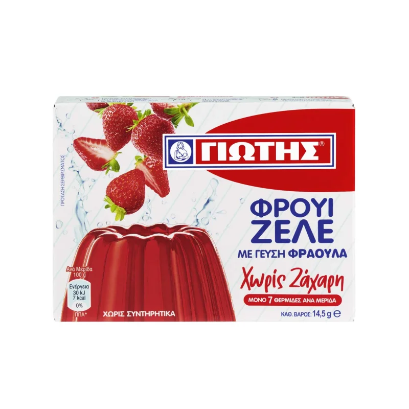 ΓΙΩΤΗΣ Φρουί Ζελέ Φράουλα Χωρίς Ζάχαρη 14,5 g