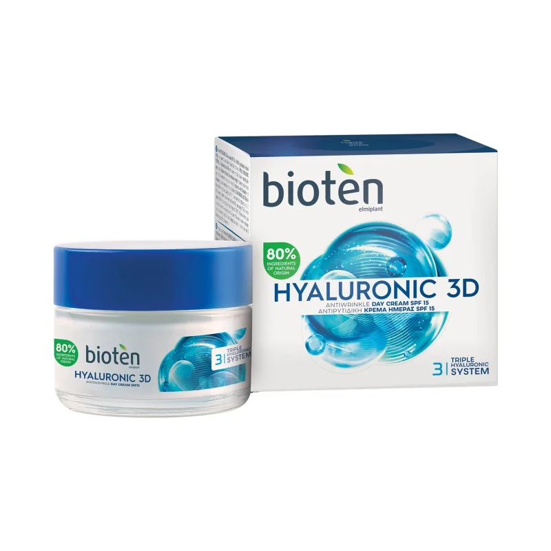 Bioten Hyaluronic 3D Αντιρυτιδική Κρέμα Ημέρας 50ml
