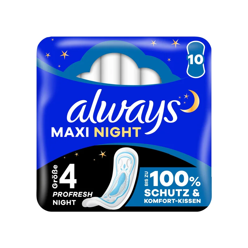 Always Maxi Night No4 Σερβιέτες 10τεμ