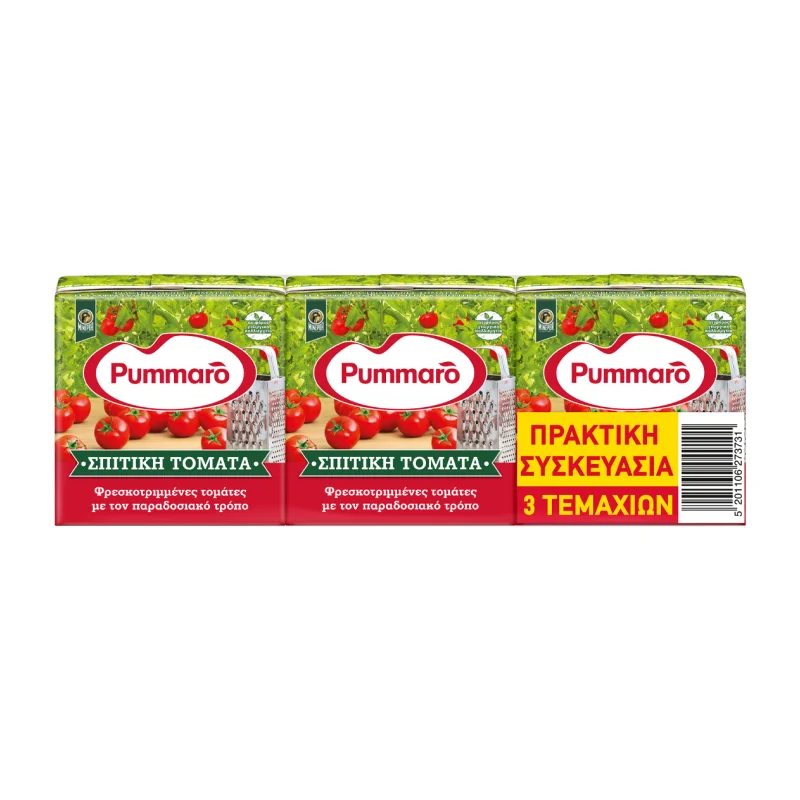 Pummaro Σπιτική Τομάτα στον Τρίφτη 3x250g