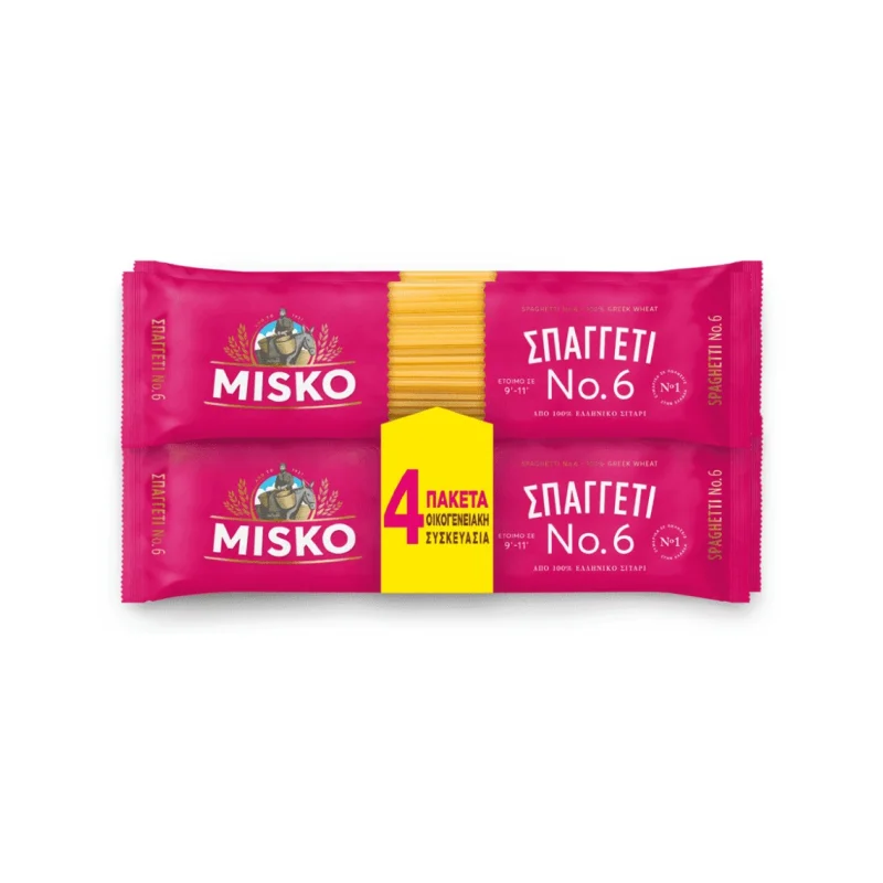 Misko Σπαγγέτι No6 4x500g