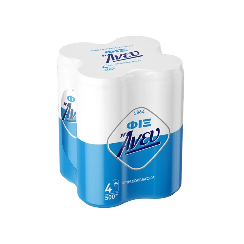 Φιξ Άνευ Μπίρα Χωρίς Αλκοόλ Κουτί 4x500ml