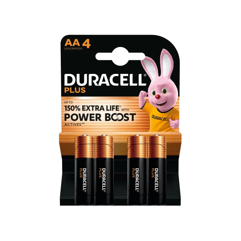 Duracell Plus Power Boost Αλκαλικές Μπαταρίες AA 4τεμ