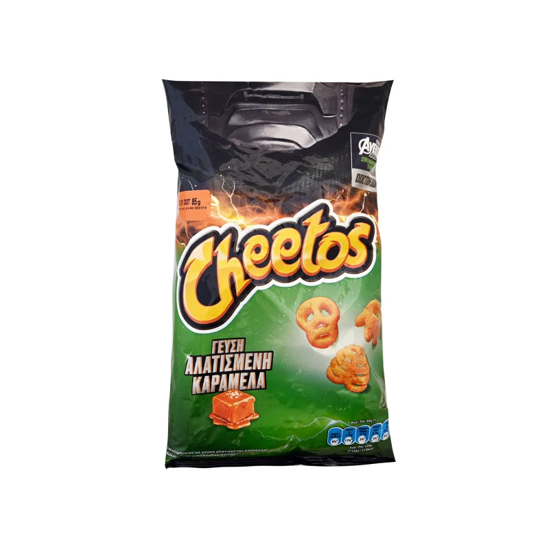 Cheetos Salted Toffee Σνακ Καλαμποκιού Αλατισμένη Καραμέλα 85g