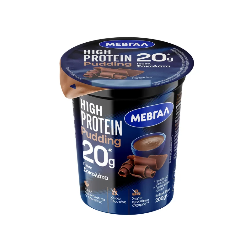 ΜΕΒΓΑΛ High Protein Πουτιγκα Κακαο 200 g